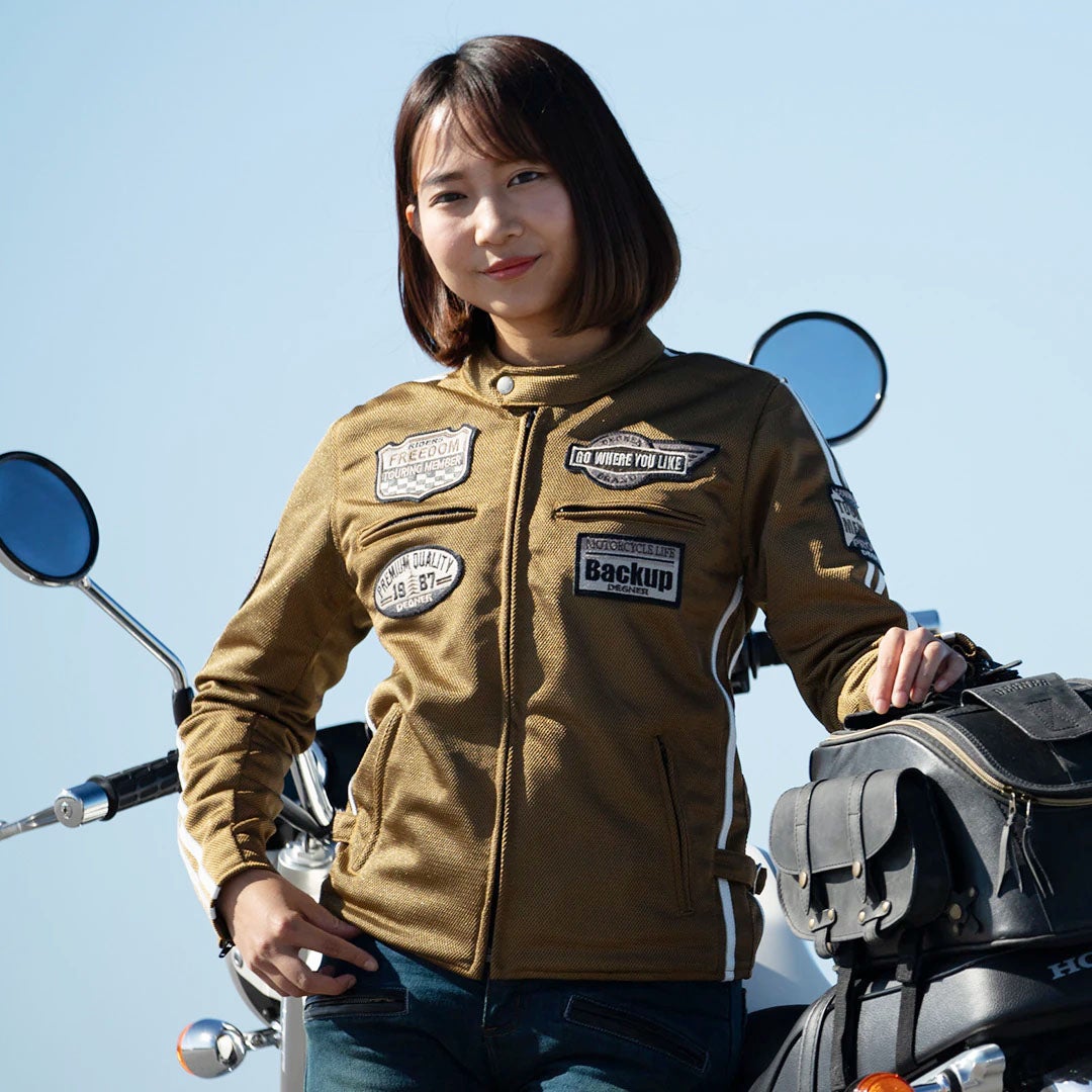 DEGNER デグナー レディース メッシュジャケット ブラウン 5