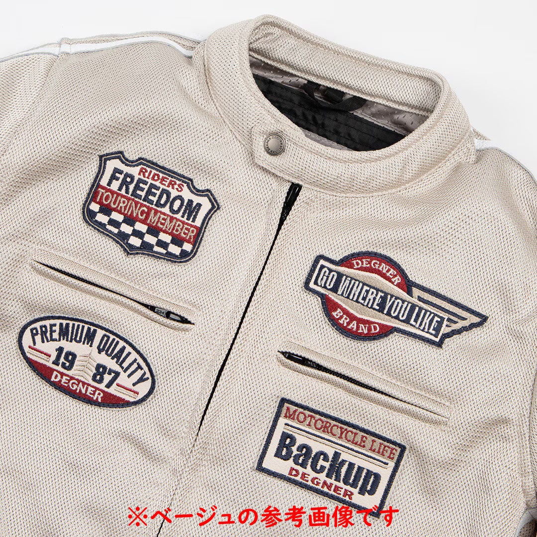 DEGNER デグナー レディース メッシュジャケット ブラウン 8