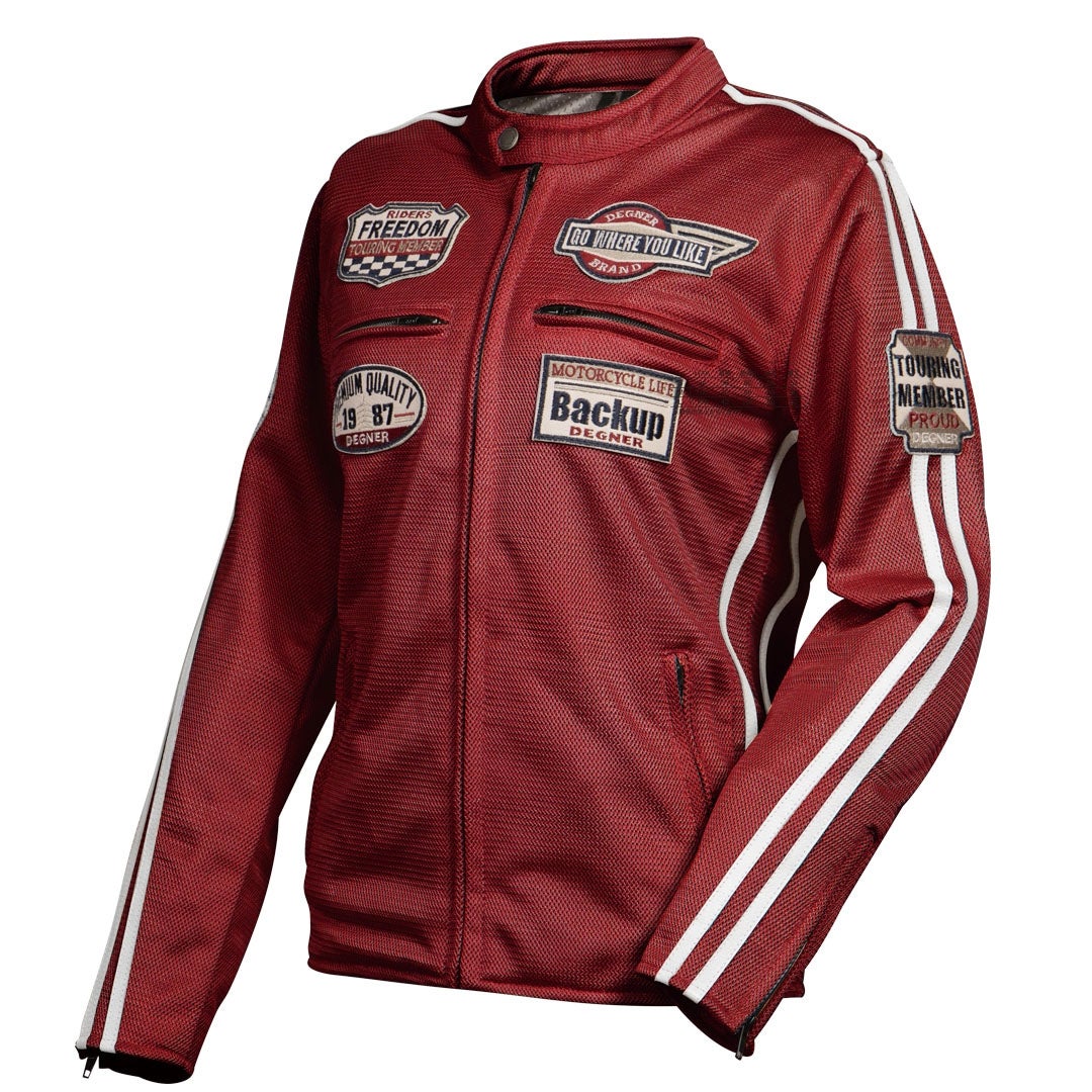 DEGNER デグナー レディース メッシュジャケット レッド