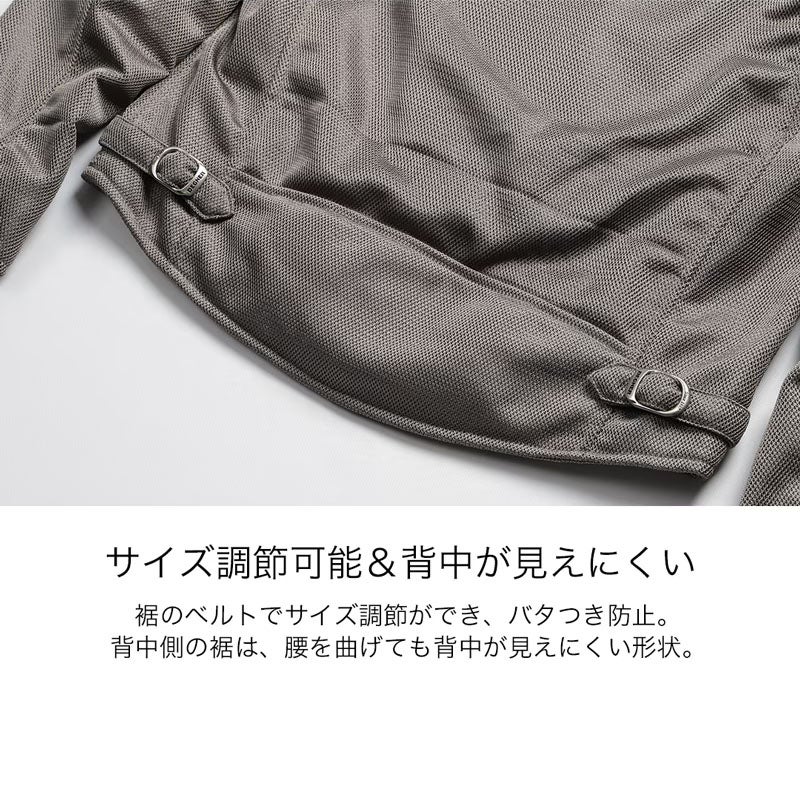 DEGNER デグナー レディース テキスタイルメッシュジャケット ブラック 10