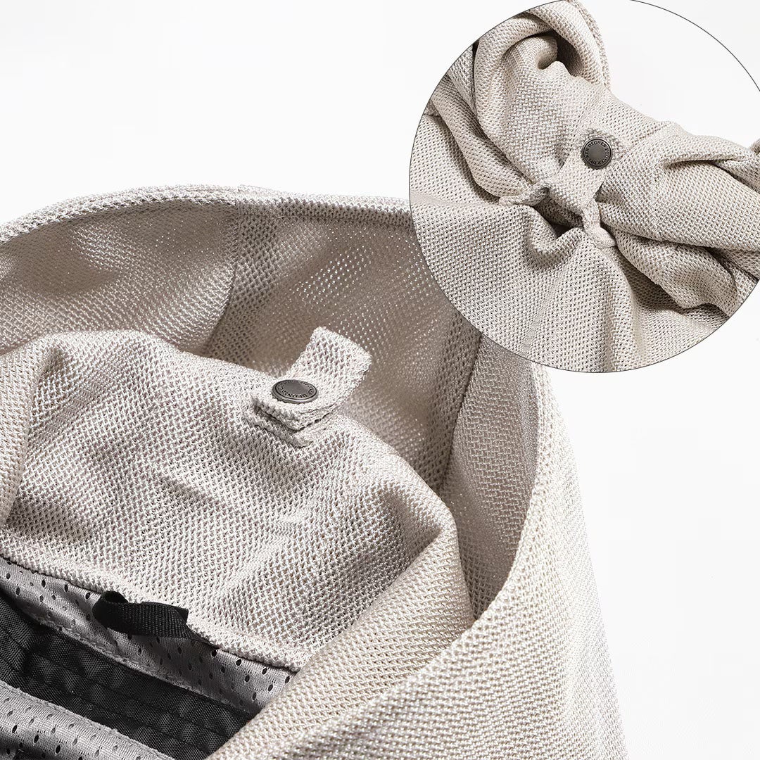 DEGNER デグナー レディース フード付き テキスタイルメッシュジャケット ブラック 5