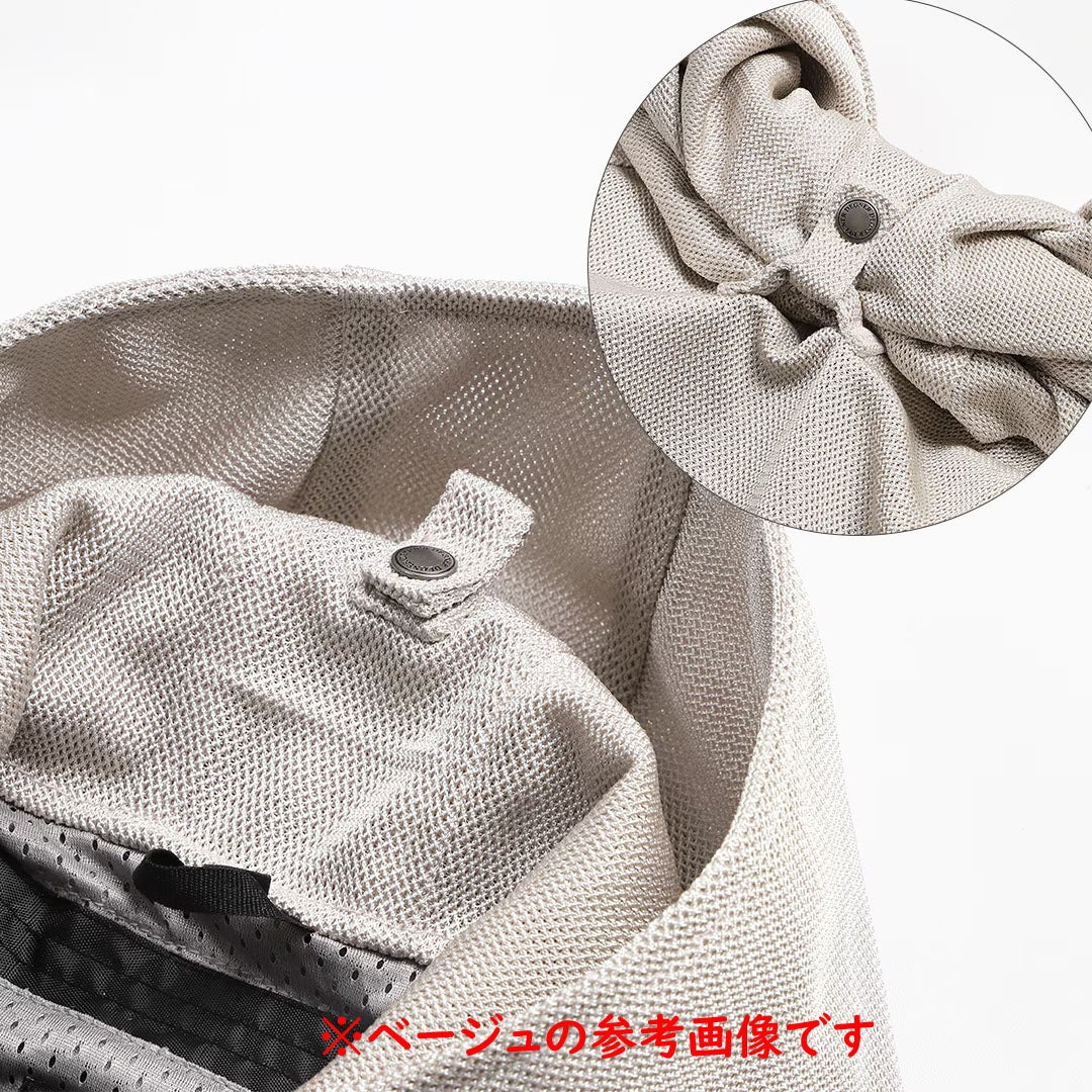 DEGNER デグナー レディース フード付き テキスタイルメッシュジャケット グレー 5