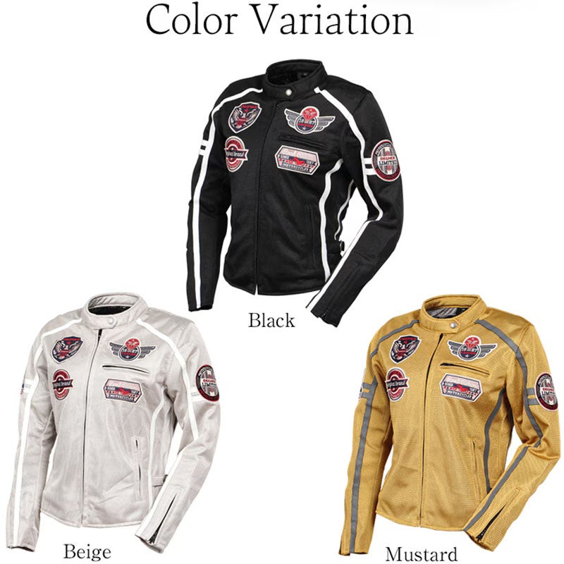 DEGNER デグナー レディース メッシュジャケット マスタード 2