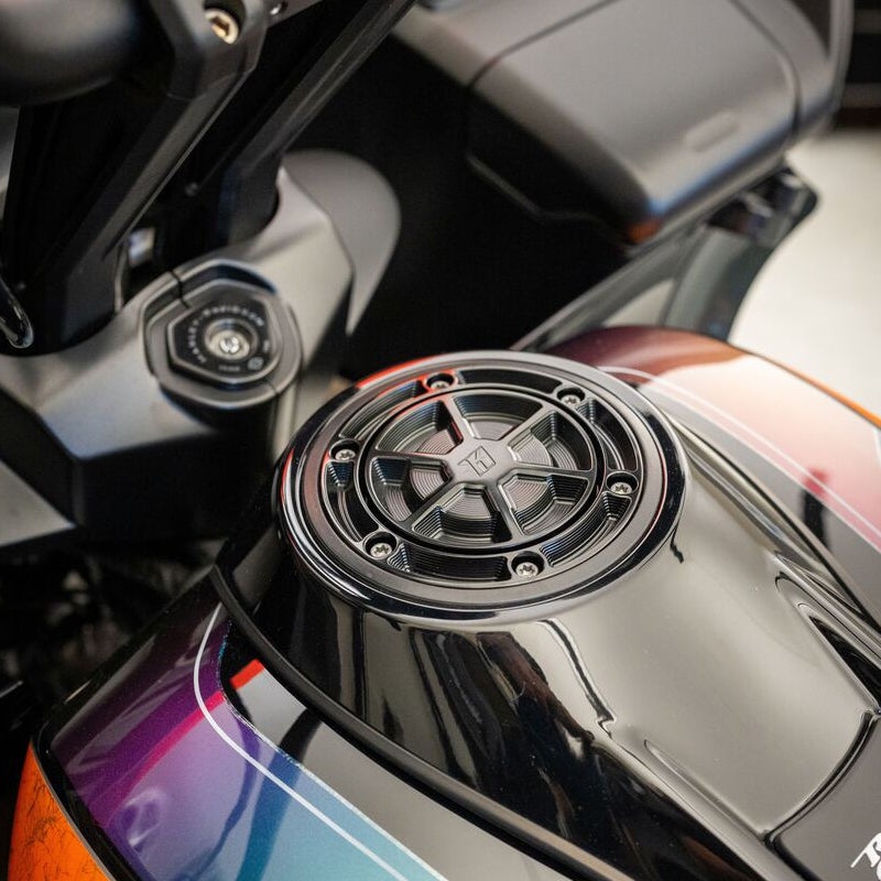 Ascentガスキャップ (グロスブラック)