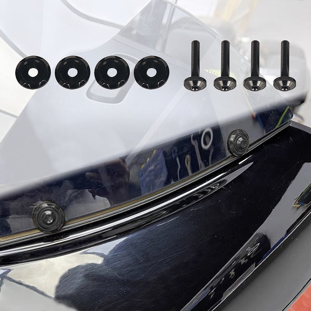 2015～2023 ロードグライド FLTR ウインドシールドボルト ブラック