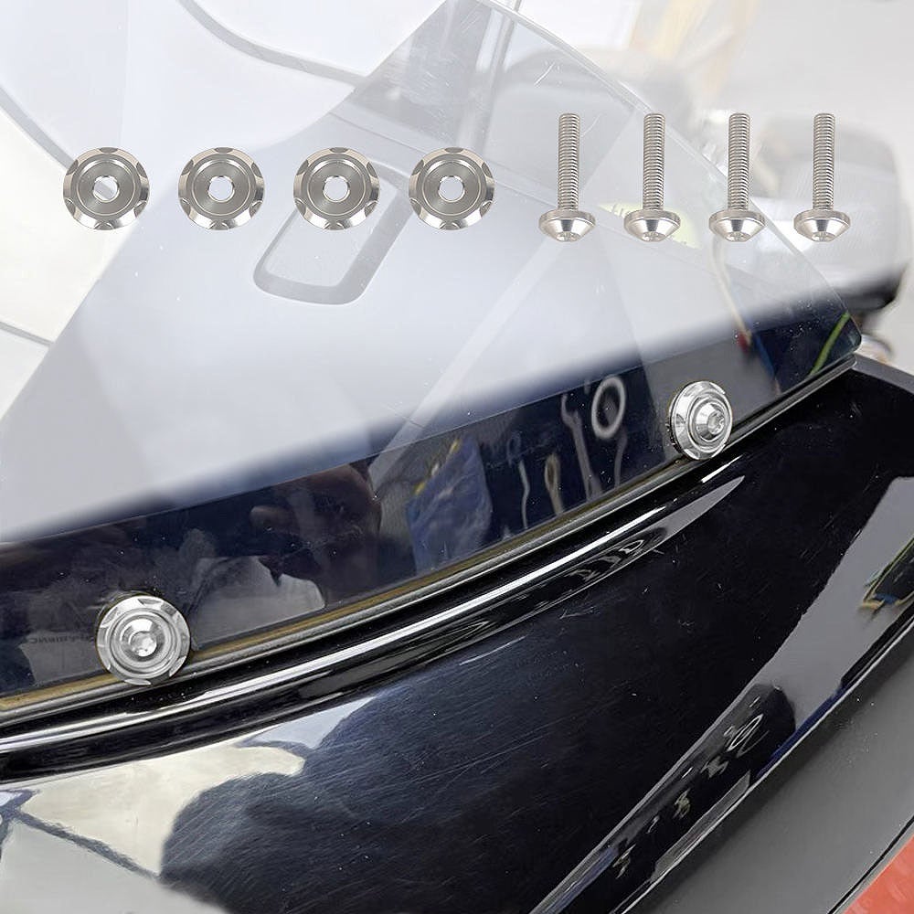 2015～2023 ロードグライド FLTR ウインドシールドボルト シルバー