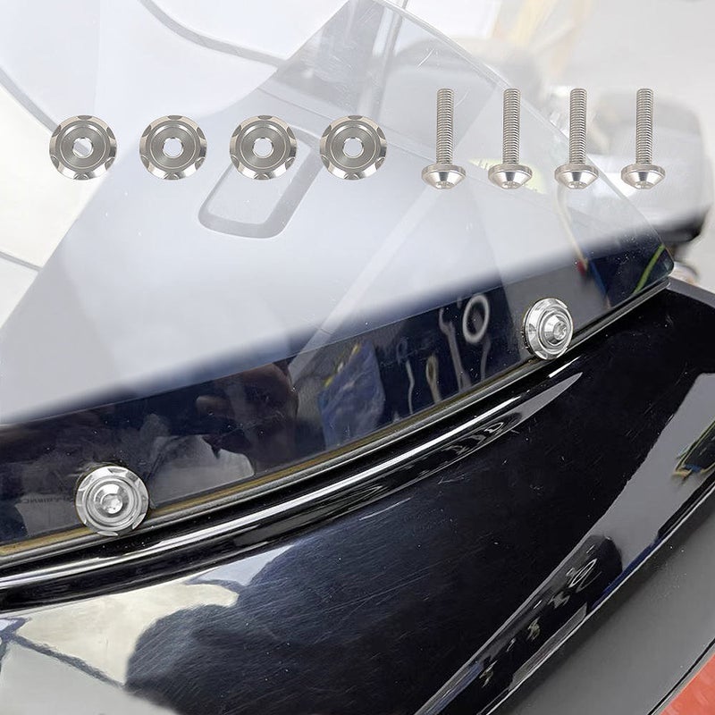 2015～2023 ロードグライド FLTR ウインドシールドボルト シルバー