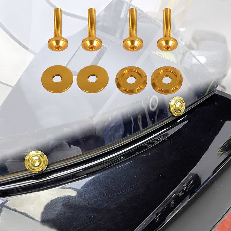 2015～2023 ロードグライド FLTR ウインドシールドボルト ゴールド