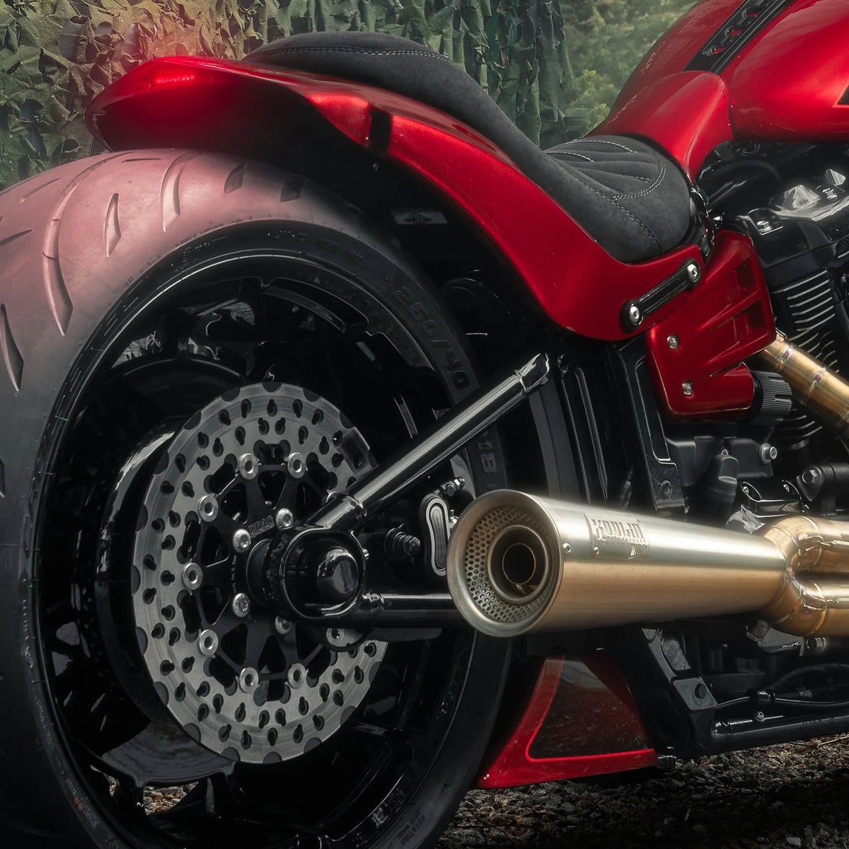 2025以降ブレイクアウト、ファットボーイ Avenger ショートリアフェンダー (タンデム可)