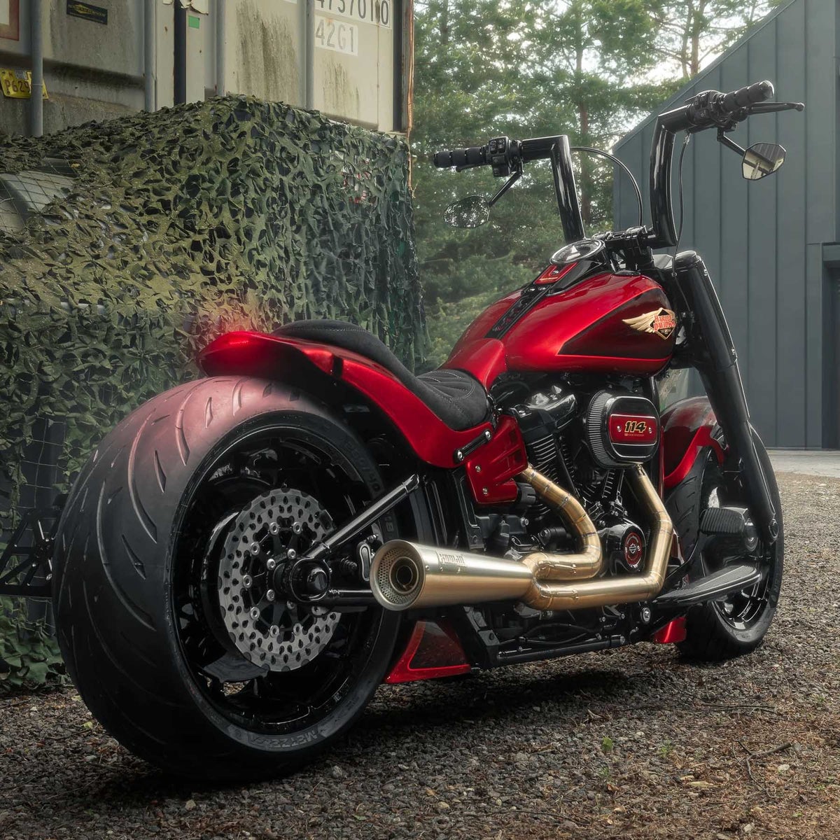 2025以降ブレイクアウト、ファットボーイ Avenger ショートリアフェンダー (タンデム可)1