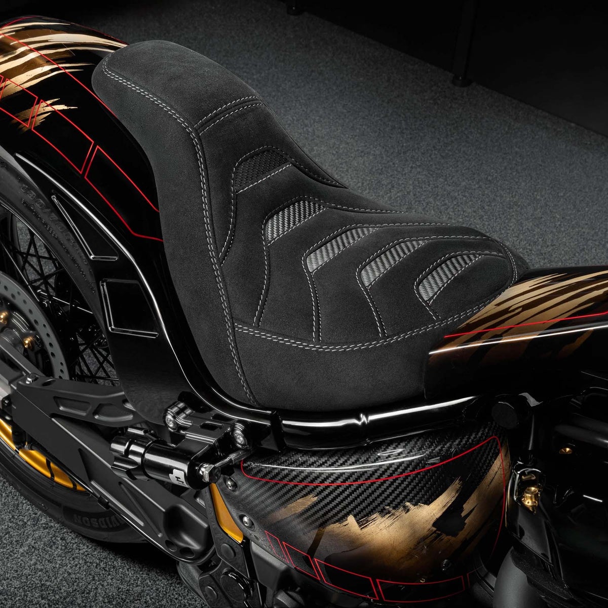 Bobbstr & Rodstr ショートリアフェンダー用 カーボンSSシート (グレー)