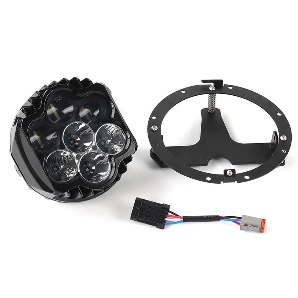 ハーレー ツーリング シャークスタイルLEDヘッドライト 5