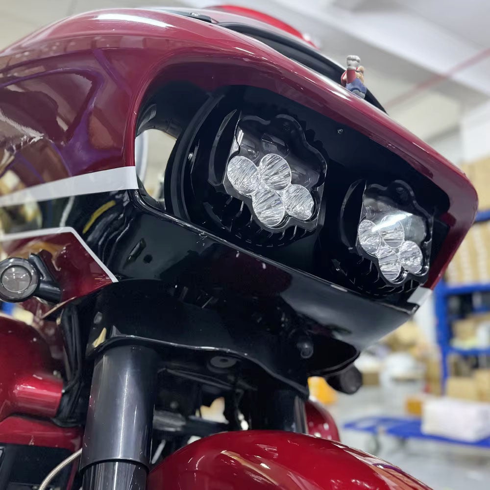 2015以降ロードグライド シャークスタイル LEDヘッドライト 2