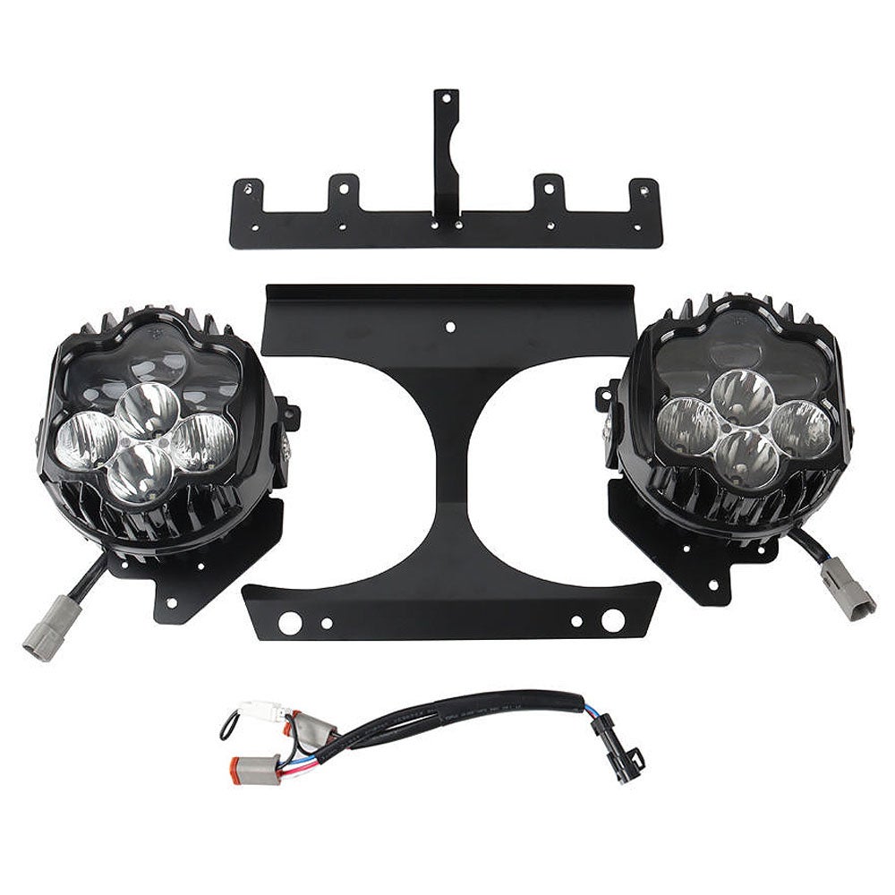 2015以降ロードグライド シャークスタイル LEDヘッドライト 4