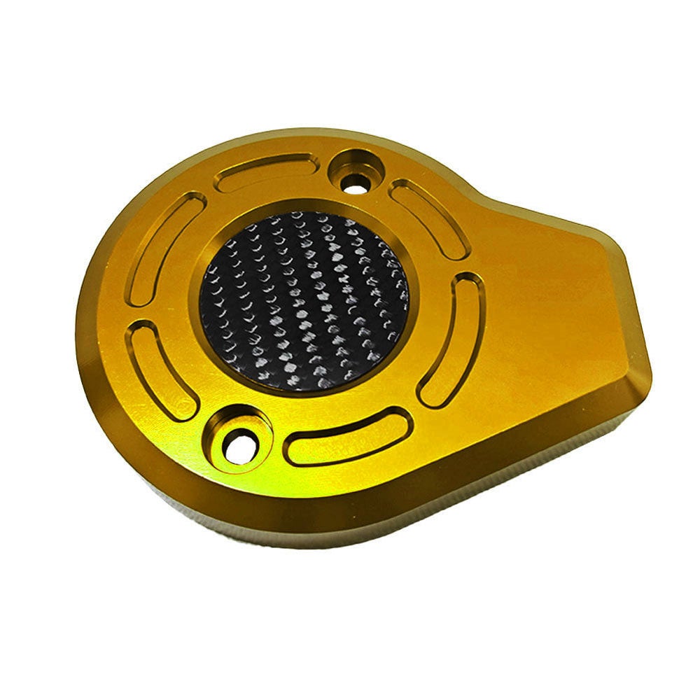 2025以降ツーリング、ソフテイル カーボン タイマーカバー ゴールド 2