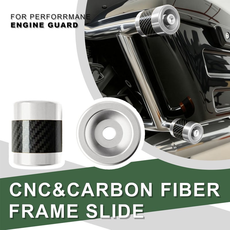 アルミカーボン スライダー パフォーマンスバガー クラッシュバー用 シルバー