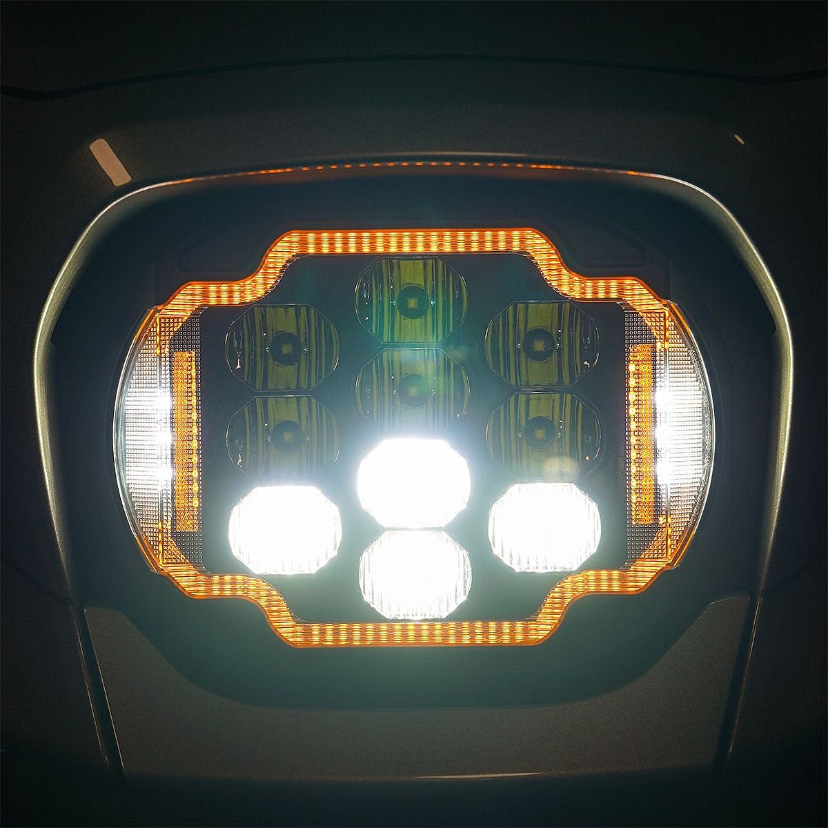 2024以降 FLHXモデル Silvertooth Performance LEDヘッドライト HOGWORKZ ホグワークズ 5