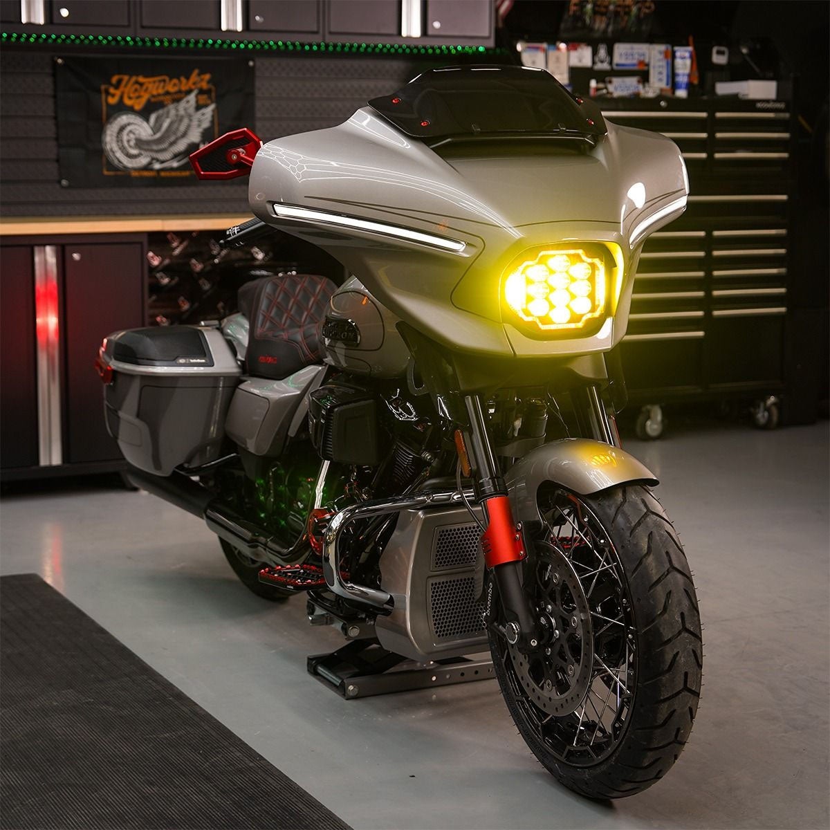 2024以降 FLHXモデル Goldtooth Performance LEDヘッドライト HOGWORKZ ホグワークズ 4