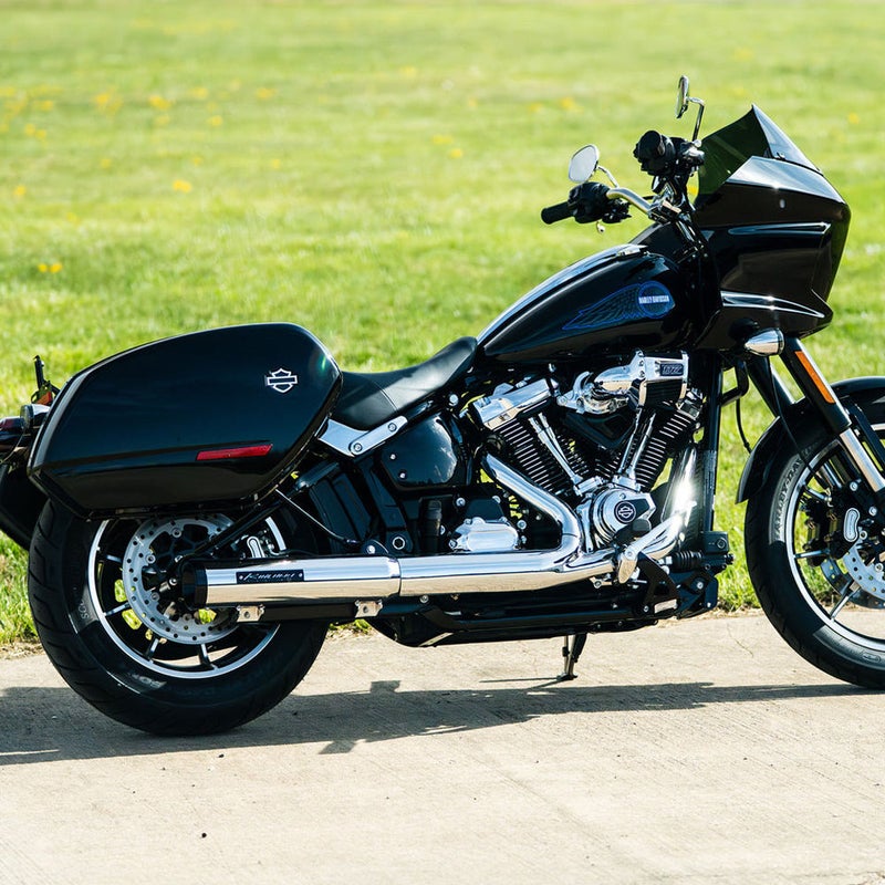 2025以降 ローライダーS/ST、ストリートボブ、ヘリテイジクラシック HP40 2-1スリップオンマフラーRinehart1