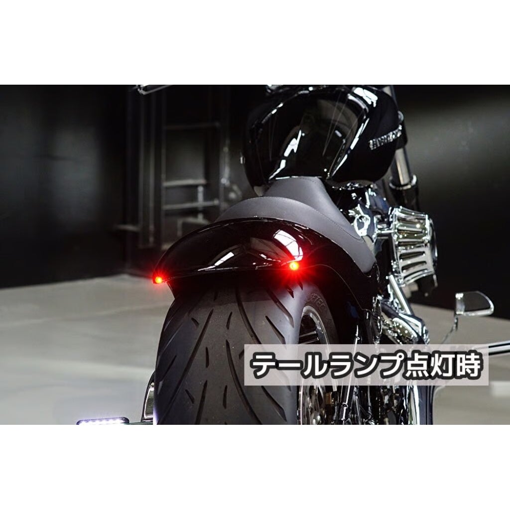 ブレイクアウト ショートリアフェンダー/シートセット (ビビッドブラック)3