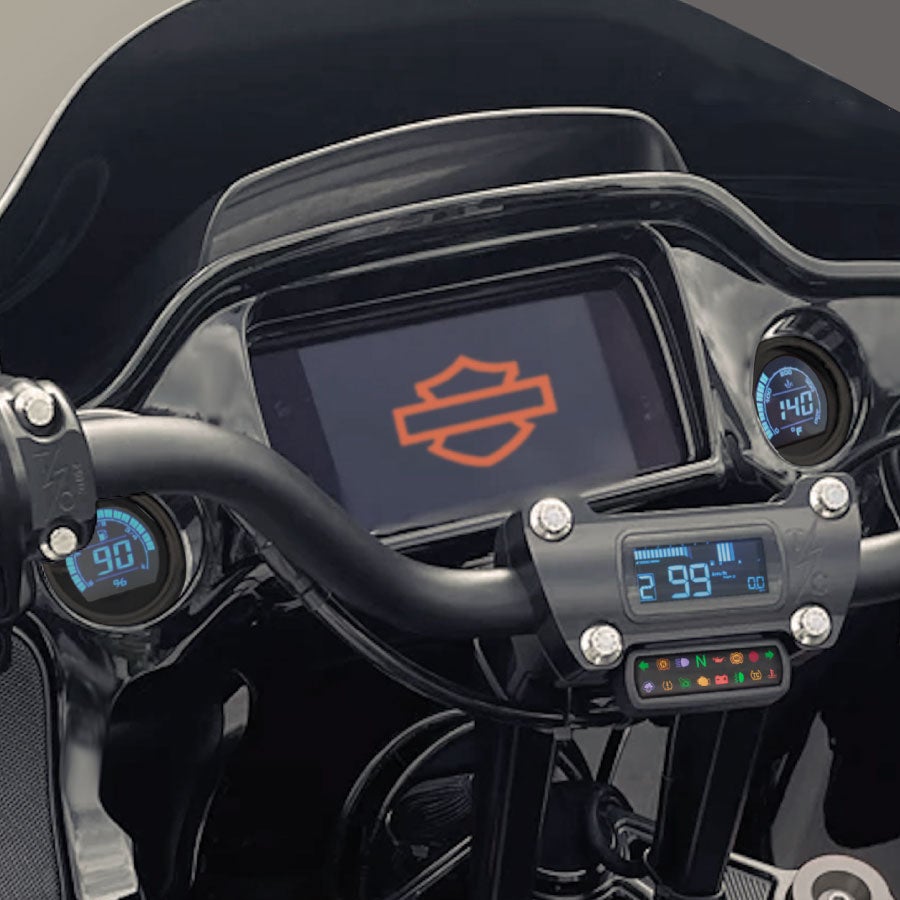 D2デジタルメーター・燃料計＆油温計付フルキット