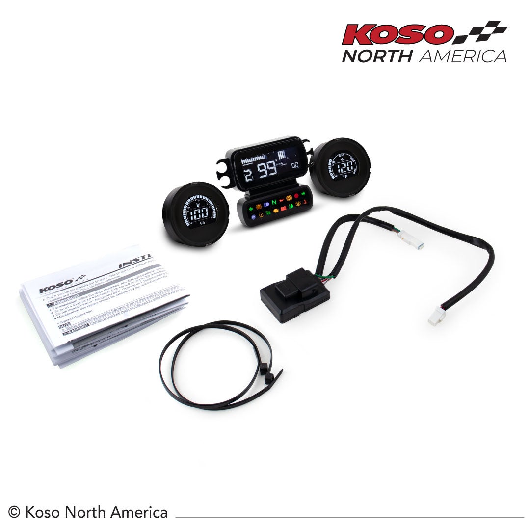 D2デジタルメーター・燃料計＆油温計付フルキット3