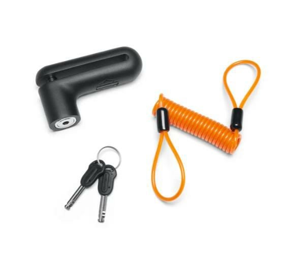 H-D ディスクブレーキ ロック＆リマインダー コード/オレンジ-03