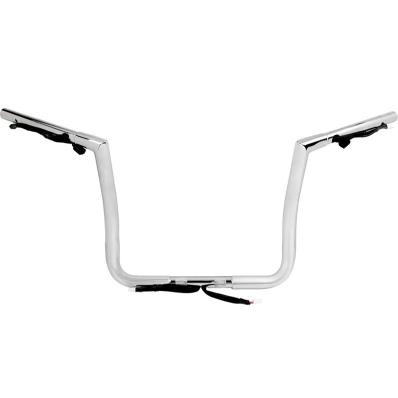 2024以降ストリートグライド 1.25インチ径 ツインピークス 配線済ハンドルバー 14インチ (クローム)