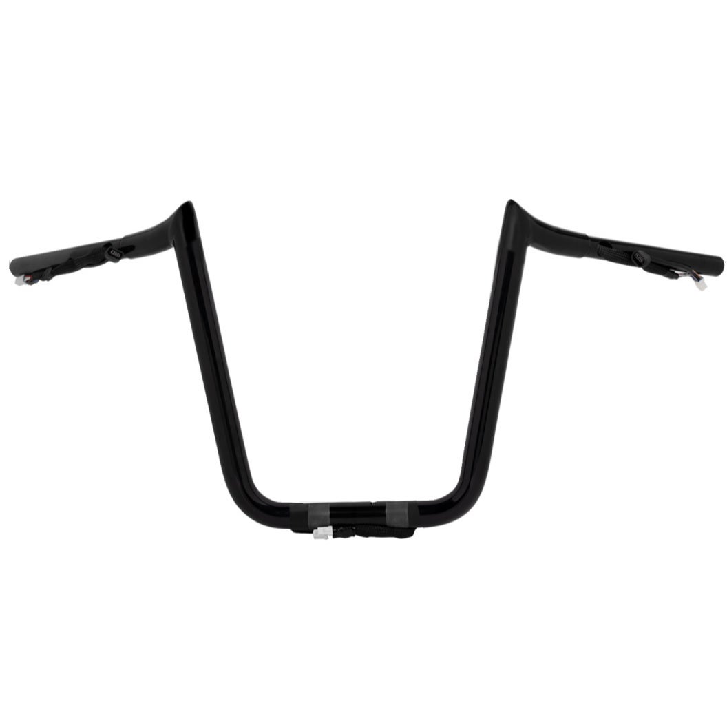 2024以降ロードグライド プライムエイプ・配線済ハンドルバー 12インチ (グロスブラック)