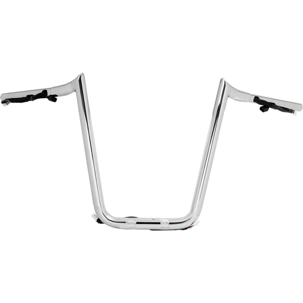 ハーレーハンドル Thrashin Supply High Bend Bars for 2024 Harley Touring - Chrome