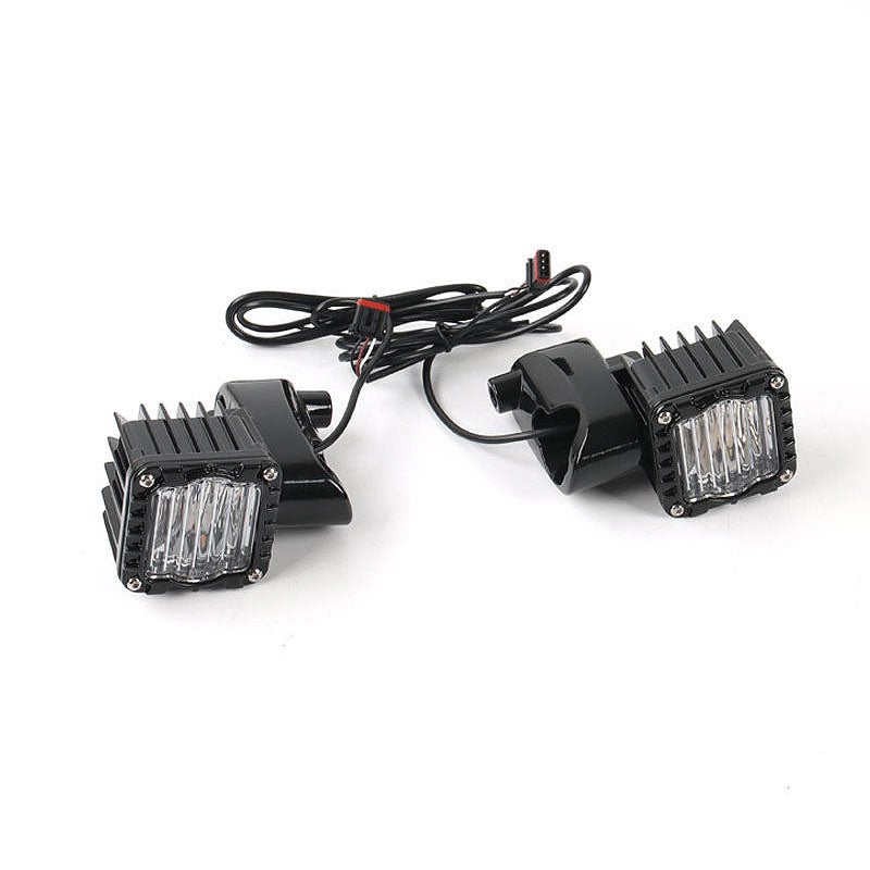 2015以降 ロードグライド フェアリングマウント LEDウインカー クリアポジションライト ブラック 5