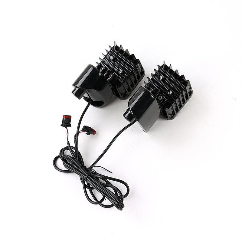 2015以降 ロードグライド フェアリングマウント LEDウインカー クリアポジションライト ブラック 6