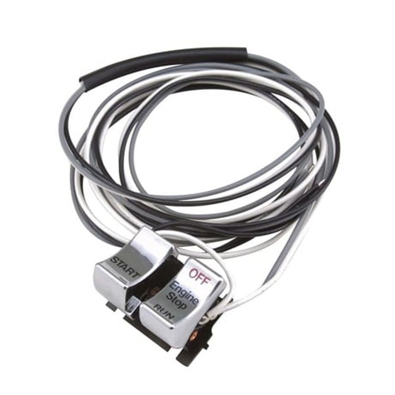  エンジンスタート・ストップ　スイッチ  クローム MCS