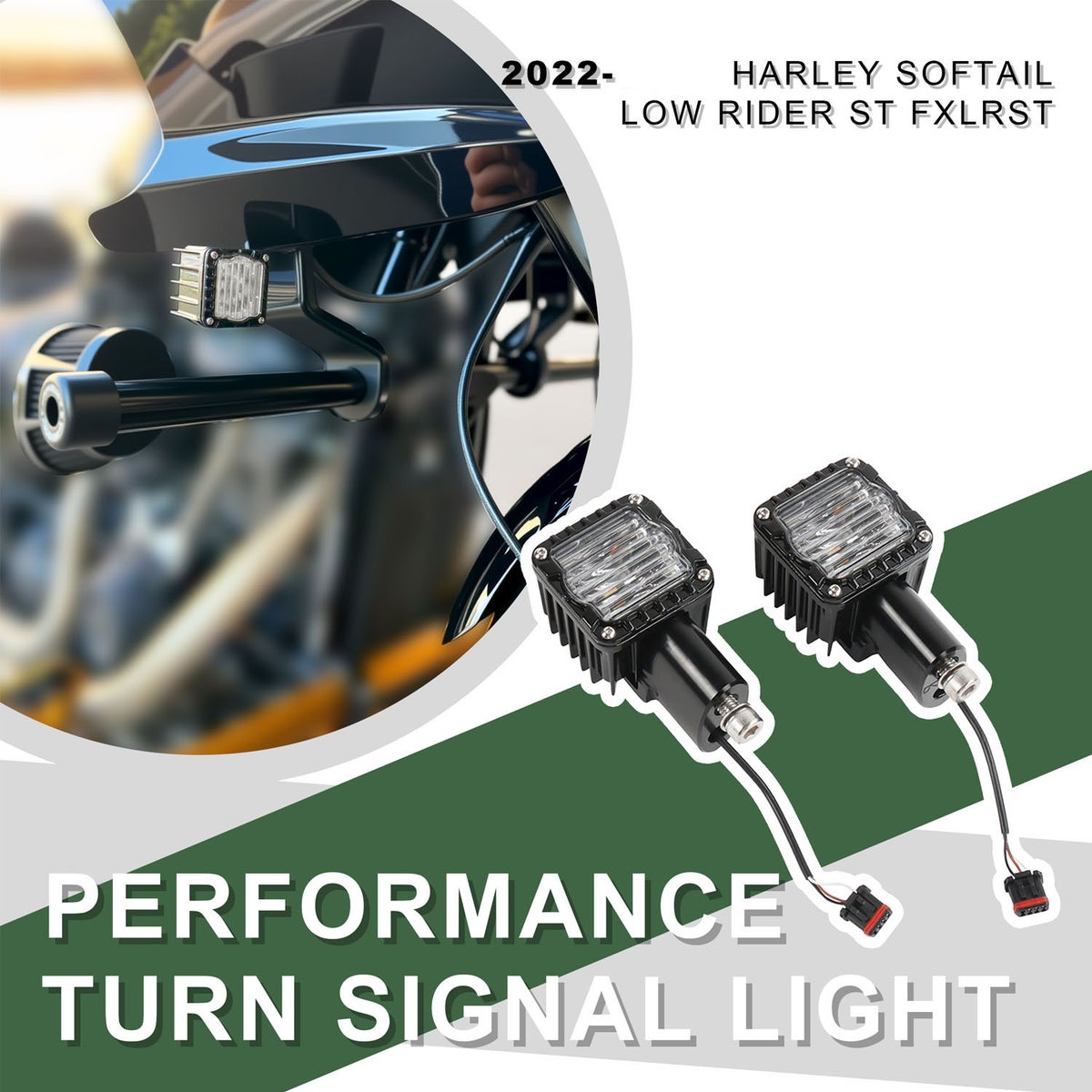 FXLRST ローライダーST パフォーマンス LEDウインカー クリア