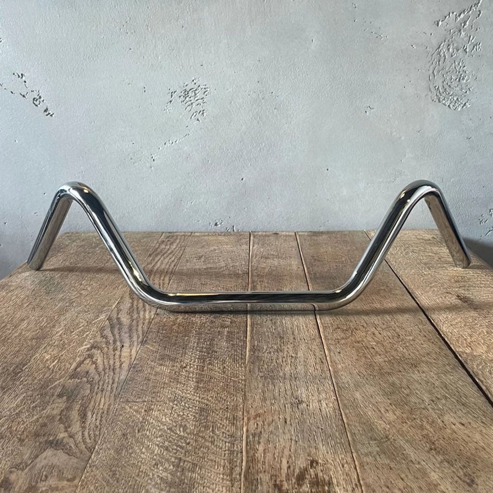 坂下ハンドル ビンテージ プルバック （クローム） ケーブルスロットル車　ヘコミ無 1