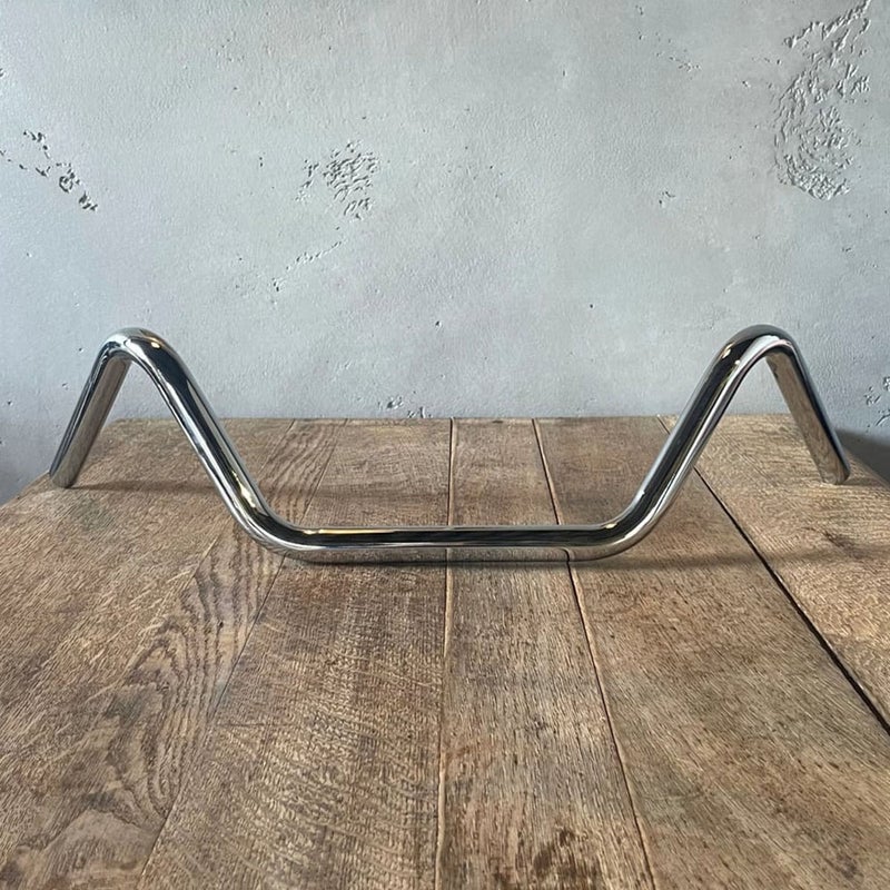 坂下ハンドル ビンテージ プルバック （クローム） ケーブルスロットル車　ヘコミ無 1