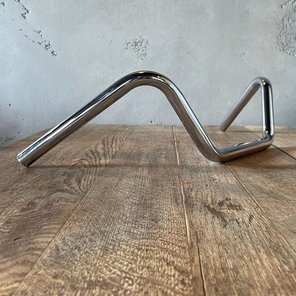 坂下ハンドル ビンテージ プルバック （クローム） ケーブルスロットル車　ヘコミ無 2