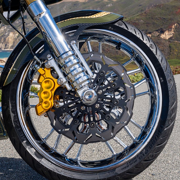 KODLIN 320mm フローティング フロントブレーキローター (ブラック)