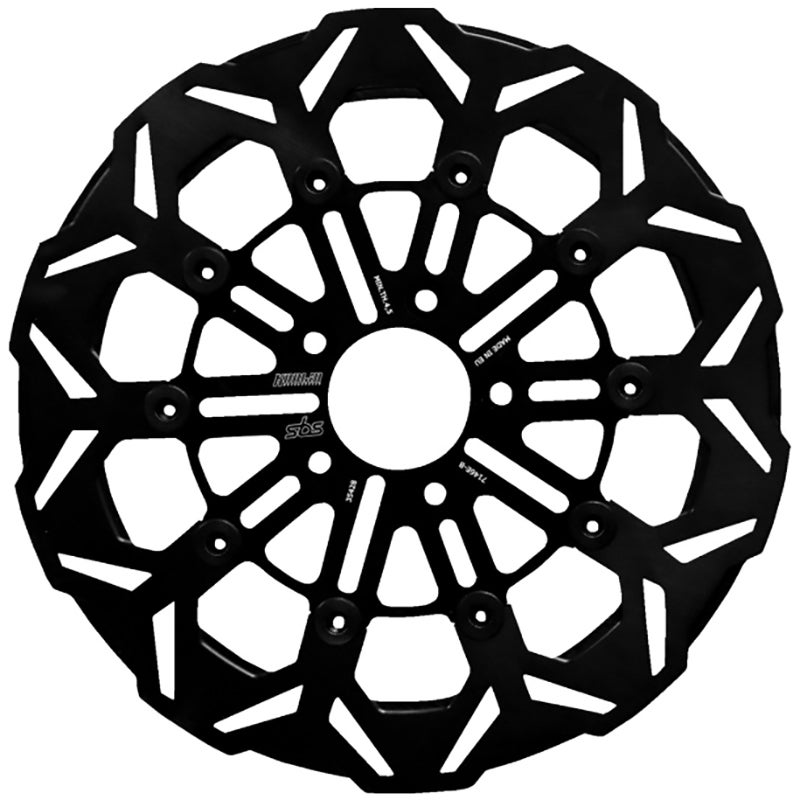 KODLIN 320mm フローティング フロントブレーキローター (ブラック)2