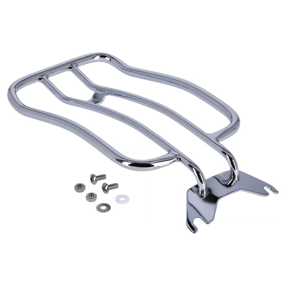 FXBR/S、FLFB/S ソロシート用 ラゲッジラック 7インチ クローム MCS