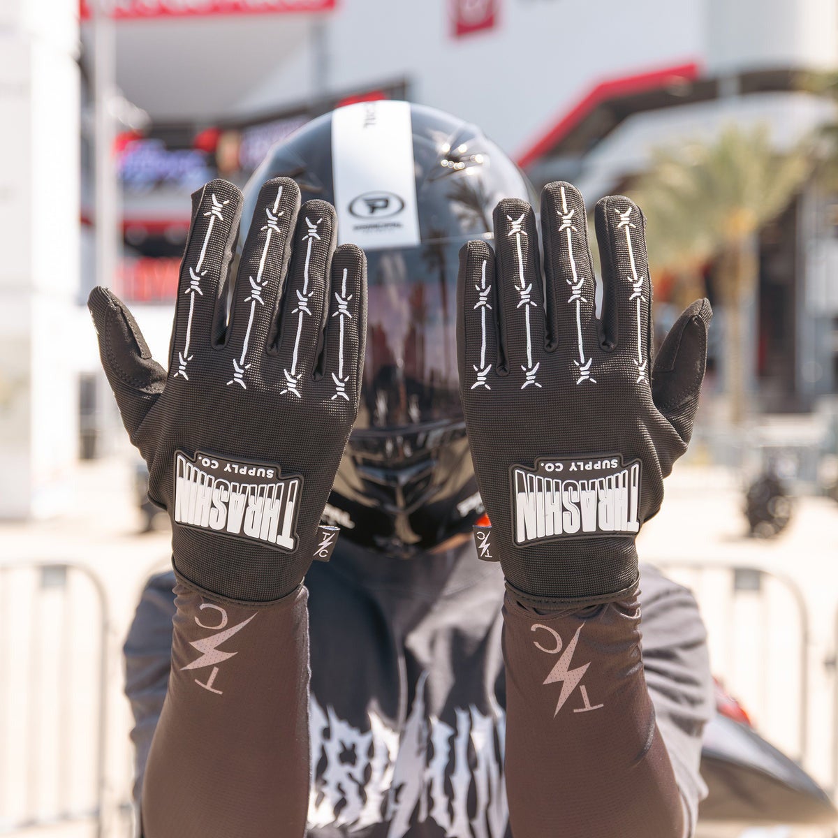  スラッシンサプライ(THRASHIN SUPPLY) ステルスグローブワイヤーデザイン ブラック 1