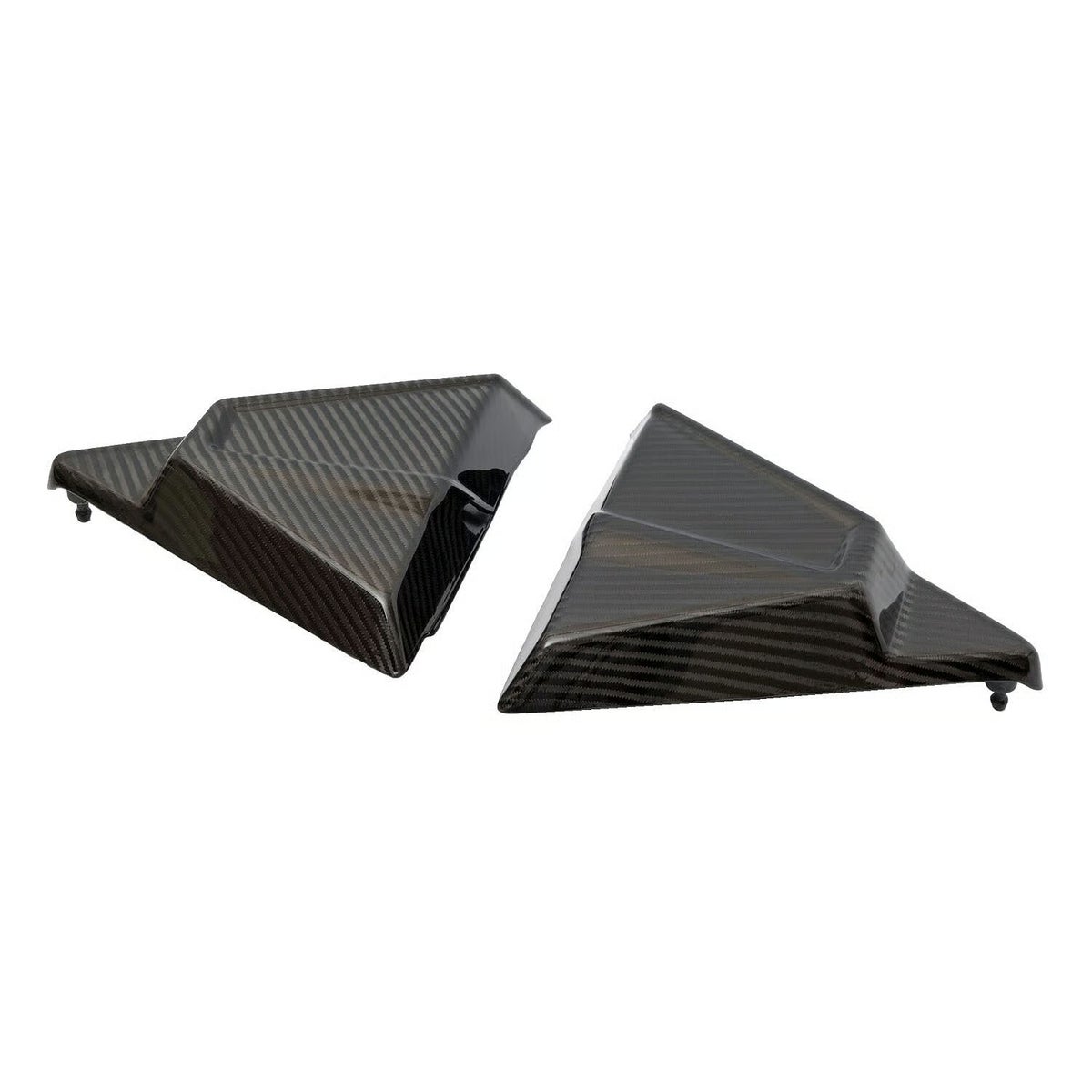 2014～2024 ツーリング FXRスタイル カーボンサイドカバー 綾織りカーボン 4