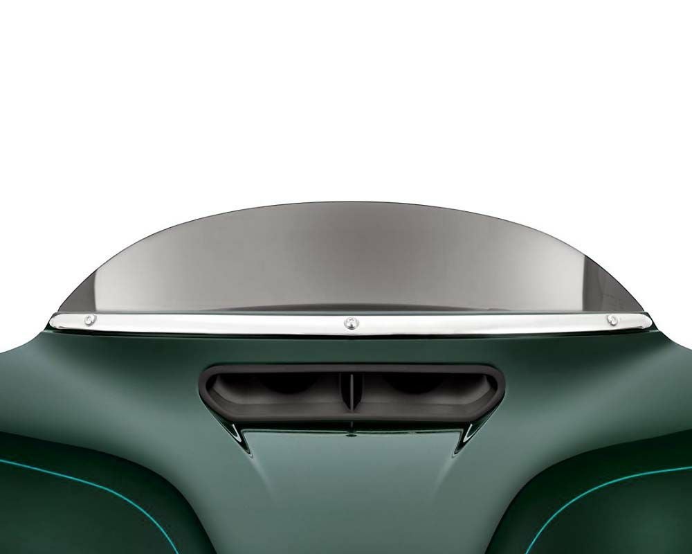 ブラック・ウインドシールドトリム GROOVED |ハーレーパーツ専門店 HD