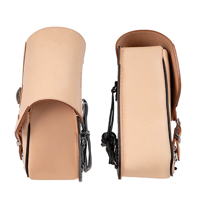 SB-15A レザー リジッドサドルバッグ 5L (タン)4