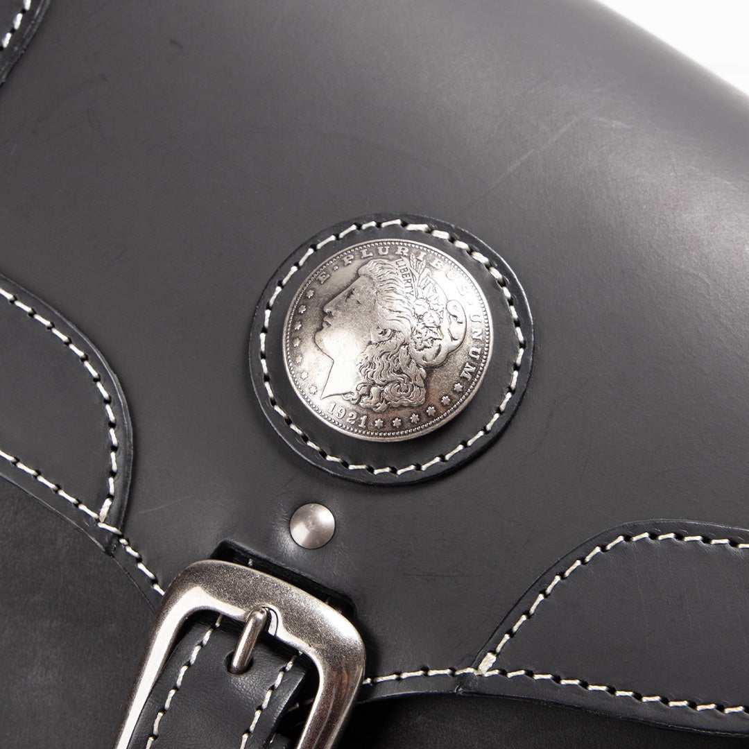 SB-15A レザー リジッドサドルバッグ 5L (タン)5