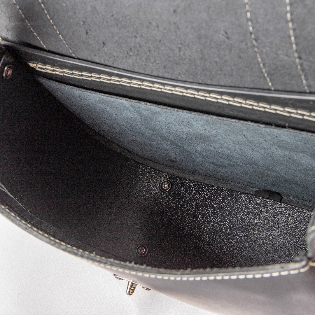 レザーサドルバッグ 7.5L (タン)7