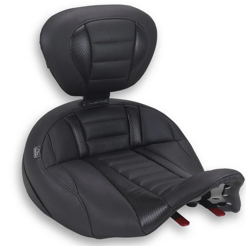 デラックスツーリング・ソロシート バックレスト付 (ブラック)