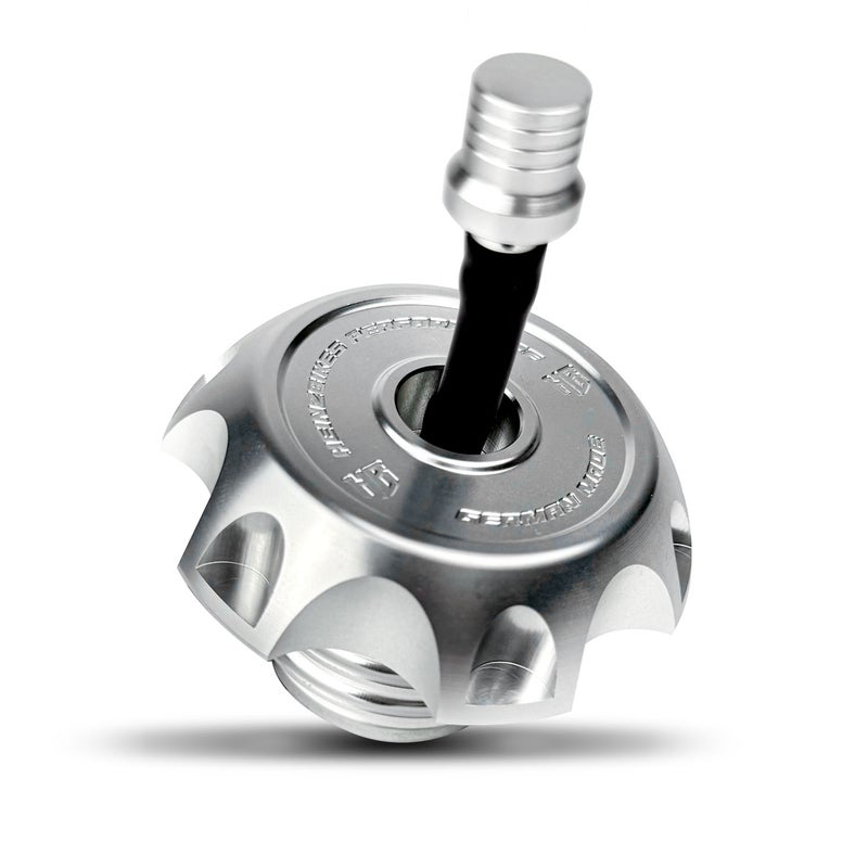 パフォーマンス ベント付き ガスキャップ シルバー HeinzBikes （ハインツバイク）