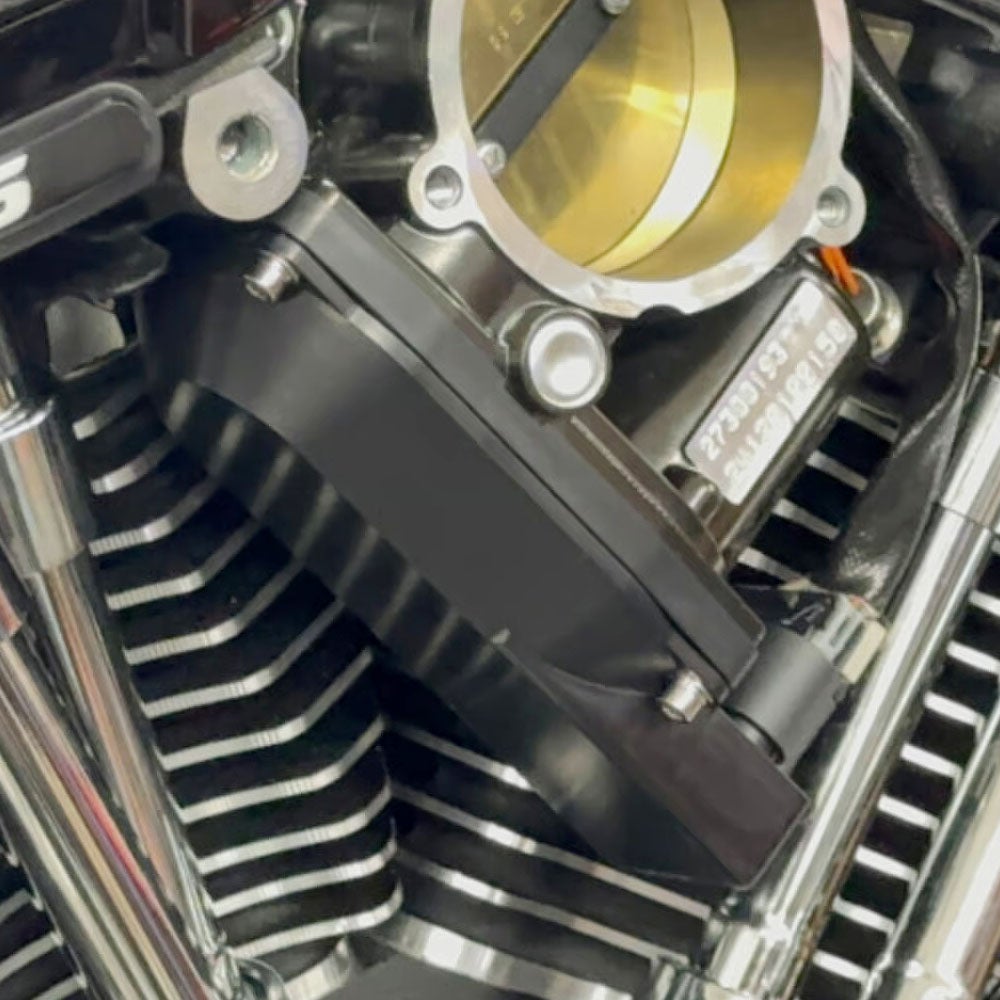 M8 ツーリング、ソフテイル スロットルボディーカバー ブラック NAMZ