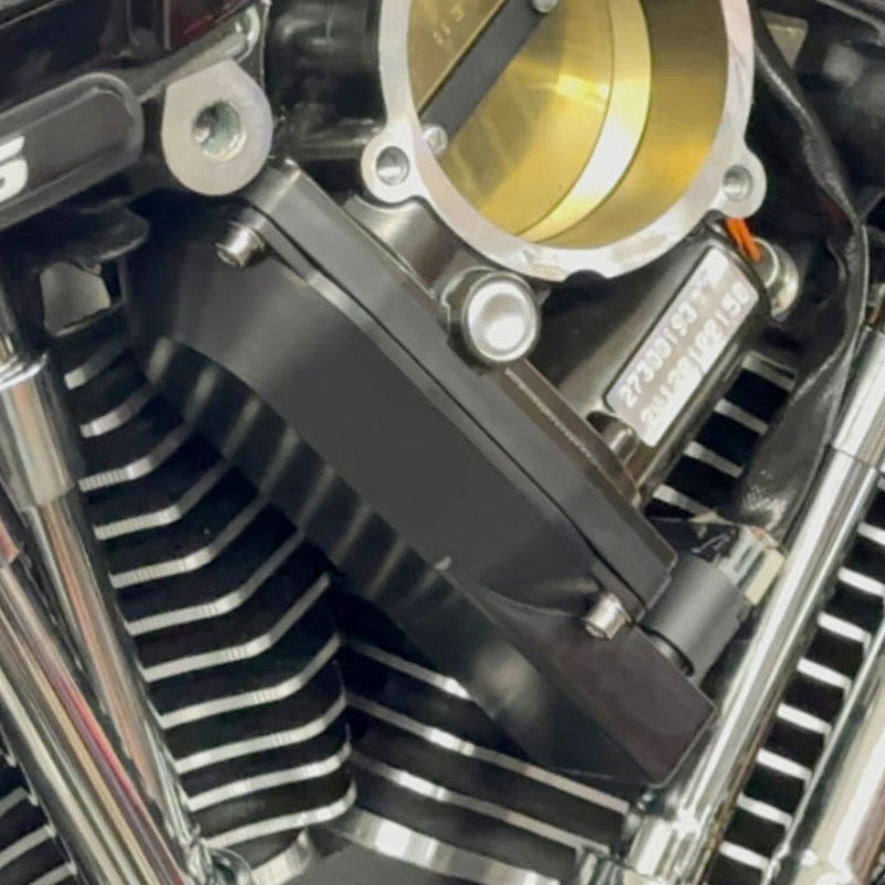 M8 ツーリング、ソフテイル スロットルボディーカバー ブラック NAMZ